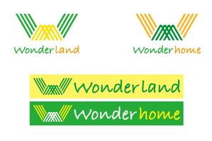 北国のホームズ (homuzu0913)さんの不動産＆住宅会社「ワンダーランド」のブランドロゴのリメイクへの提案