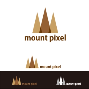 kora３ (kora3)さんの「mount pixel」のロゴ　への提案