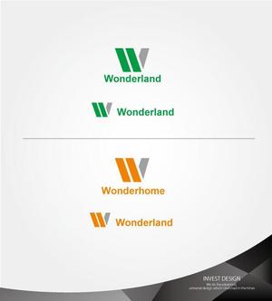 invest (invest)さんの不動産＆住宅会社「ワンダーランド」のブランドロゴのリメイクへの提案