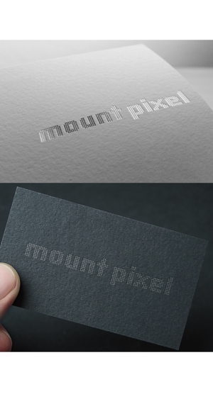 mg_web (mg_web)さんの「mount pixel」のロゴ　への提案