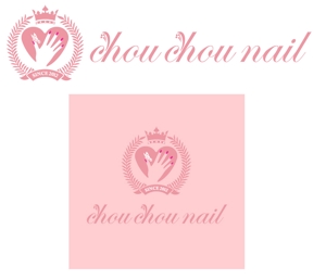 FISHERMAN (FISHERMAN)さんの「chou chou nail」のロゴ作成への提案
