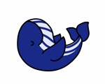 古井卯月 (uduki04)さんのクジラのキャラクターデザインへの提案