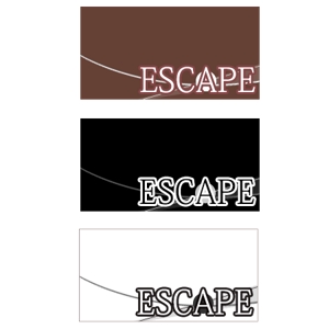 mishakiさんの「ESCAPE」のロゴ作成への提案