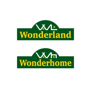 White-design (White-design)さんの不動産＆住宅会社「ワンダーランド」のブランドロゴのリメイクへの提案