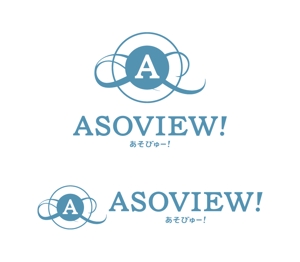 tsujimo (tsujimo)さんの「旅行系の新規WEBサービス（ASOVIEW ! / あそびゅー！）のロゴ制作」のロゴ作成（商標登録なし）への提案