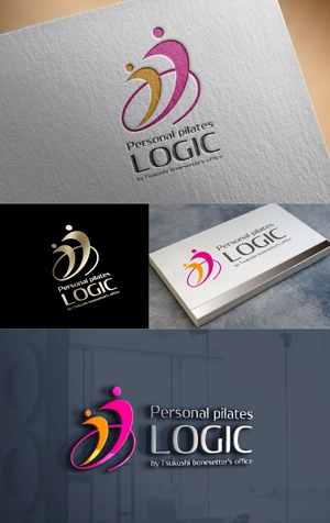 MIND SCAPE DESIGN (t-youha)さんのパースナルピラティススタジオ「LOGIC」のロゴデザインの仕事への提案