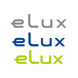 lgramsさんの「eLux」照明器具会社のロゴ作成への提案