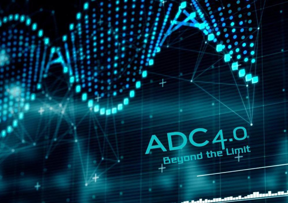 製薬会社様のスローガン”ADC4.0  -Beyond the Limit-”ロゴ作成