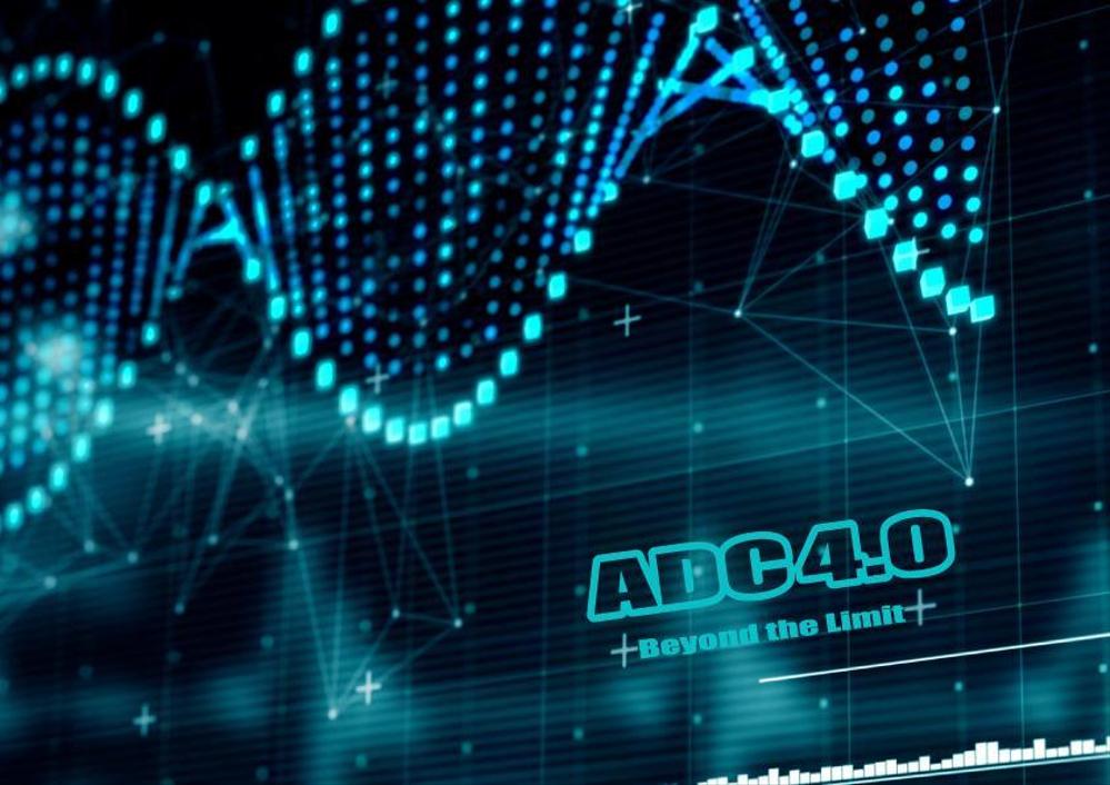 製薬会社様のスローガン”ADC4.0  -Beyond the Limit-”ロゴ作成