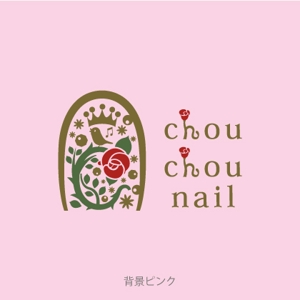 osanpoさんの「chou chou nail」のロゴ作成への提案