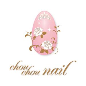 perles de verre (perles_de_verre)さんの「chou chou nail」のロゴ作成への提案