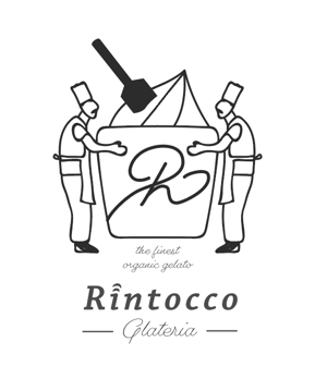 itokir design (itokiri_design)さんのオーガニックジェラートショップ「Gelateria RIntocco」のロゴへの提案