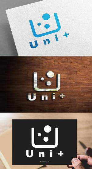 athenaabyz ()さんのオンライン予備校「Uni+」のロゴへの提案