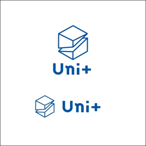 queuecat (queuecat)さんのオンライン予備校「Uni+」のロゴへの提案