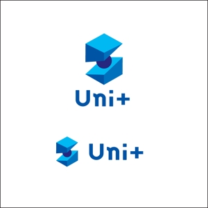 queuecat (queuecat)さんのオンライン予備校「Uni+」のロゴへの提案