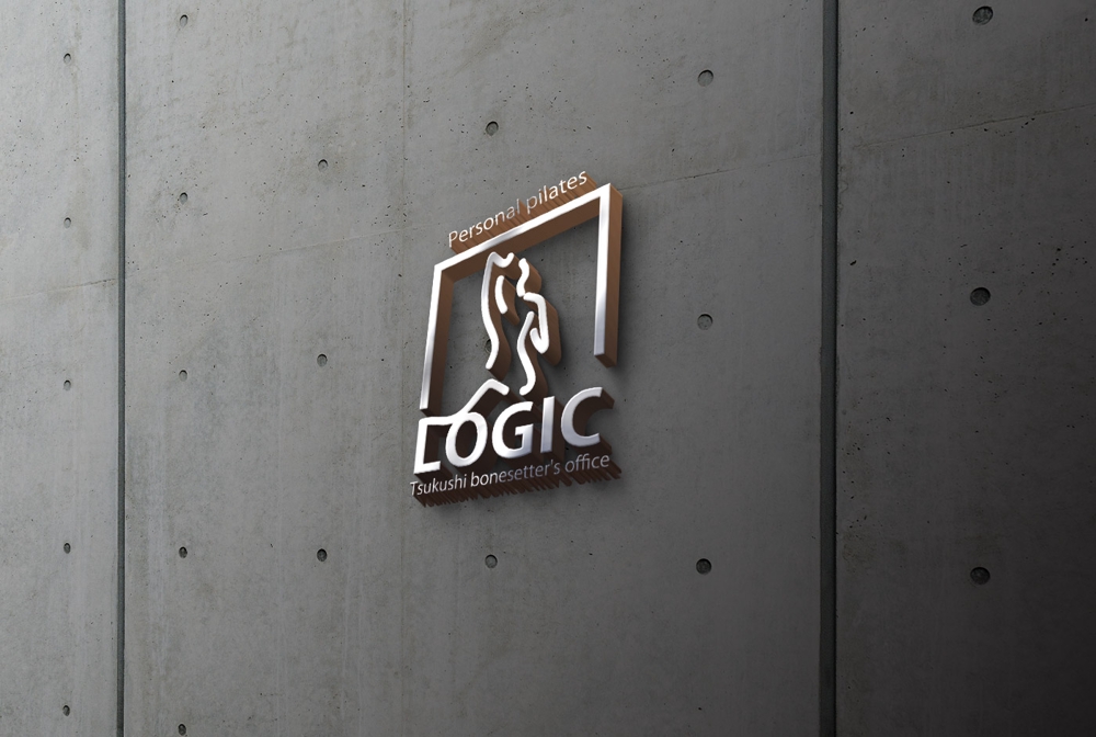 パースナルピラティススタジオ「LOGIC」のロゴデザインの仕事