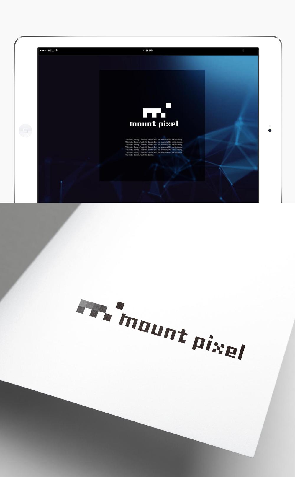 「mount pixel」のロゴ　