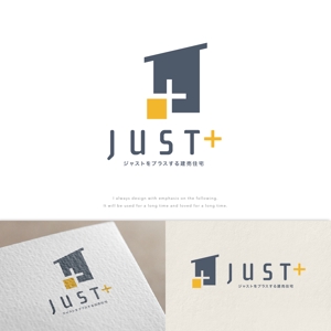 株式会社ガラパゴス (glpgs-lance)さんの住宅会社（建売）「JUST⁺」のロゴへの提案