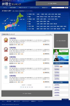 manyf (yujizoo)さんの[再出稿]弁理士ポータルサイトのトップページデザイン（コーディングなし）への提案