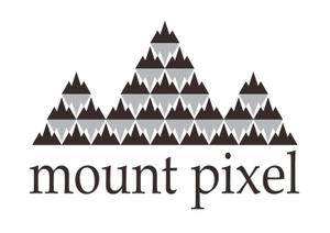 プラスワン・クリエイト／筆描家Kou (monokaki-ya-kou)さんの「mount pixel」のロゴ　への提案