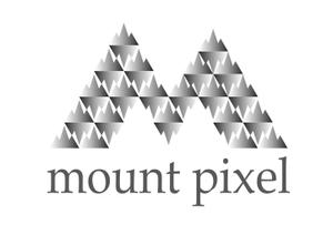 プラスワン・クリエイト／筆描家Kou (monokaki-ya-kou)さんの「mount pixel」のロゴ　への提案