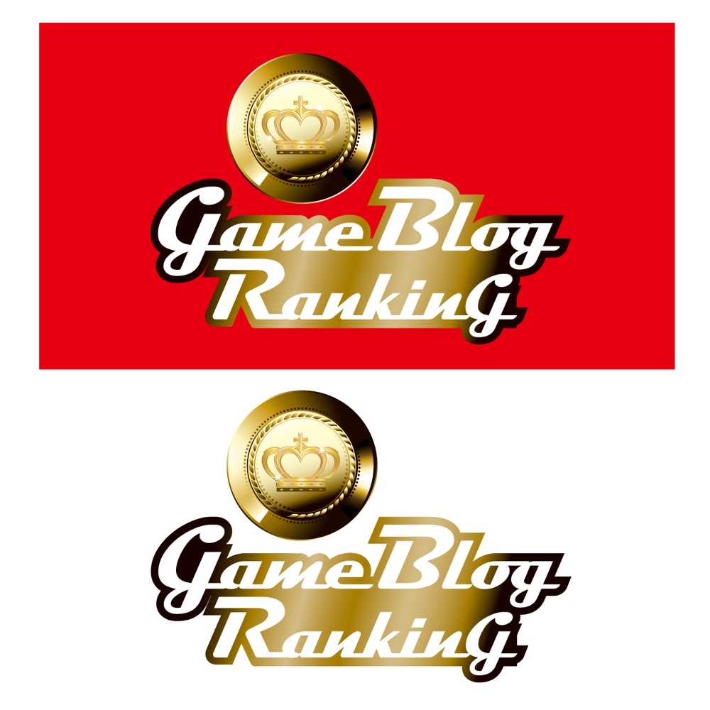 「GameBlogRanking」のロゴ作成