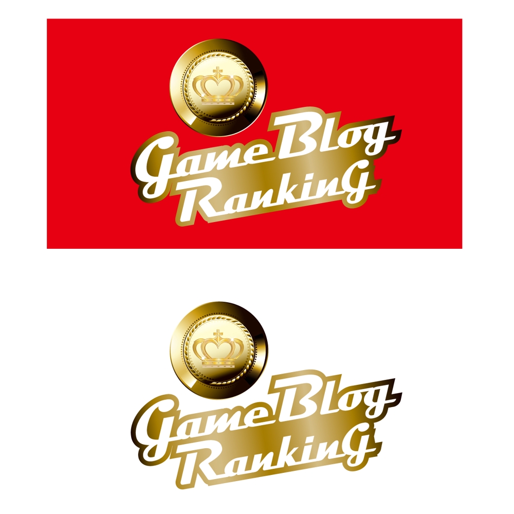 「GameBlogRanking」のロゴ作成