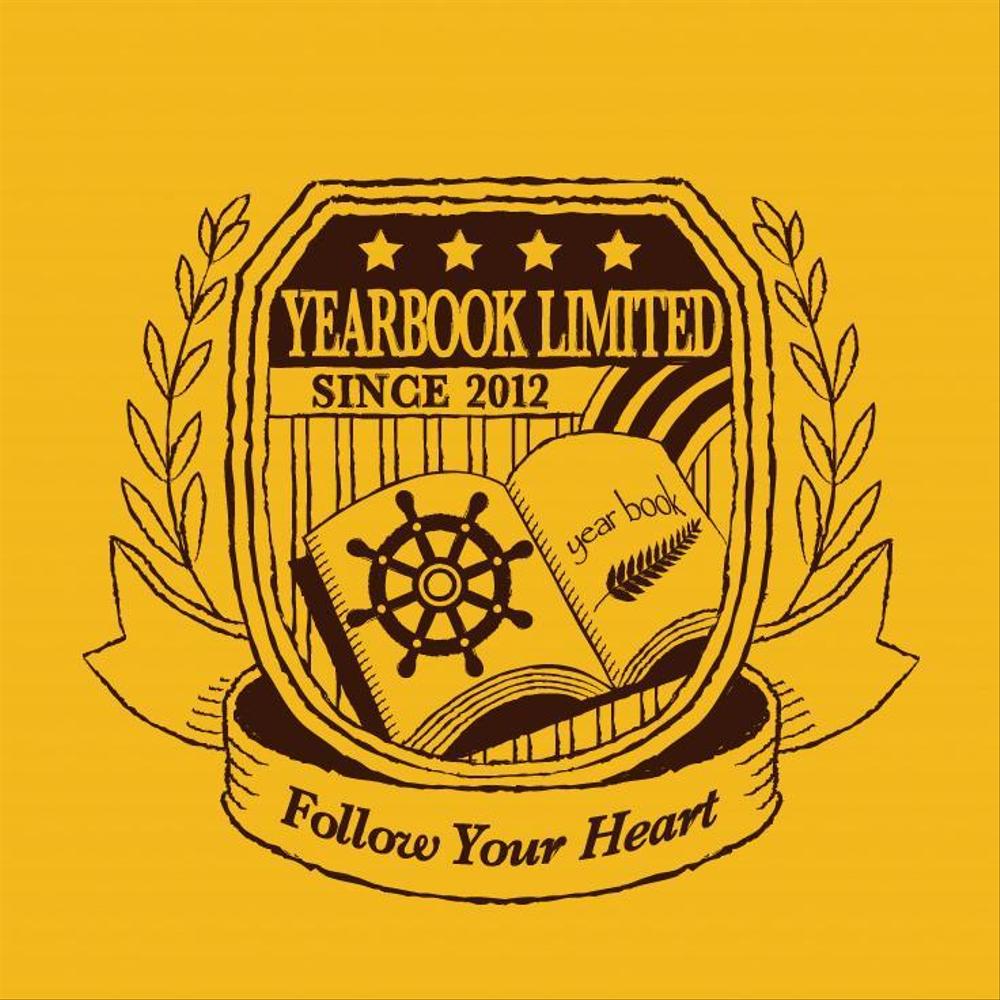 「「Yearbook　Limited」」のロゴ作成