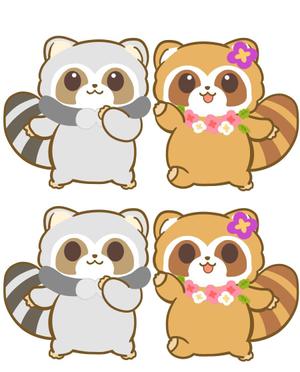 よこてさとめ ()さんのレッサーパンダのキャラクターデザインへの提案