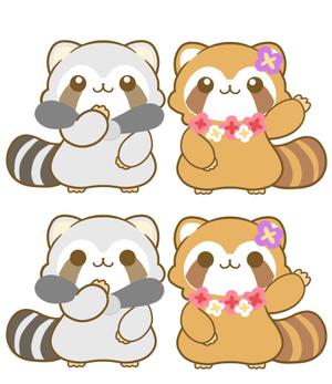 よこてさとめ ()さんのレッサーパンダのキャラクターデザインへの提案