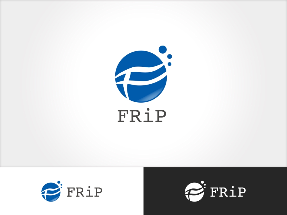 沖縄のダイビングやトレッキングを扱ったアウトドアツアーショップ「FRiP」のロゴ