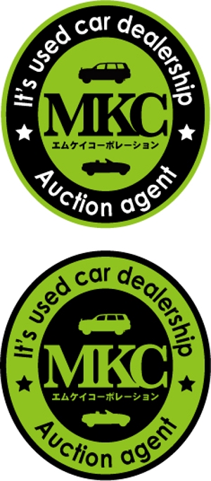 中津留　正倫 (cpo_mn)さんの中古車販売店「エムケイコーポレーション」のロゴ作成への提案