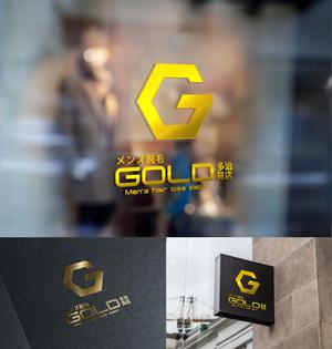 中津留　正倫 (cpo_mn)さんのメンズ脱毛サロン GOLD多治見店のロゴへの提案