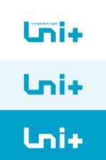 YOO GRAPH (fujiseyoo)さんのオンライン予備校「Uni+」のロゴへの提案