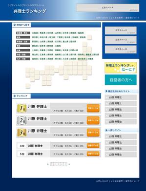 perkeoさんの[再出稿]弁理士ポータルサイトのトップページデザイン（コーディングなし）への提案