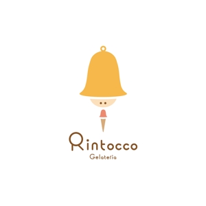 ことりデザイン (ki12d)さんのオーガニックジェラートショップ「Gelateria RIntocco」のロゴへの提案