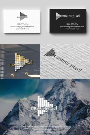 nishi_mots (nishi_mots)さんの「mount pixel」のロゴ　への提案