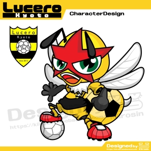 きいろしん (kiirosin)さんのサッカーチーム 蜂のキャラクターデザインへの提案