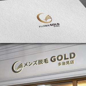 late_design ()さんのメンズ脱毛サロン GOLD多治見店のロゴへの提案