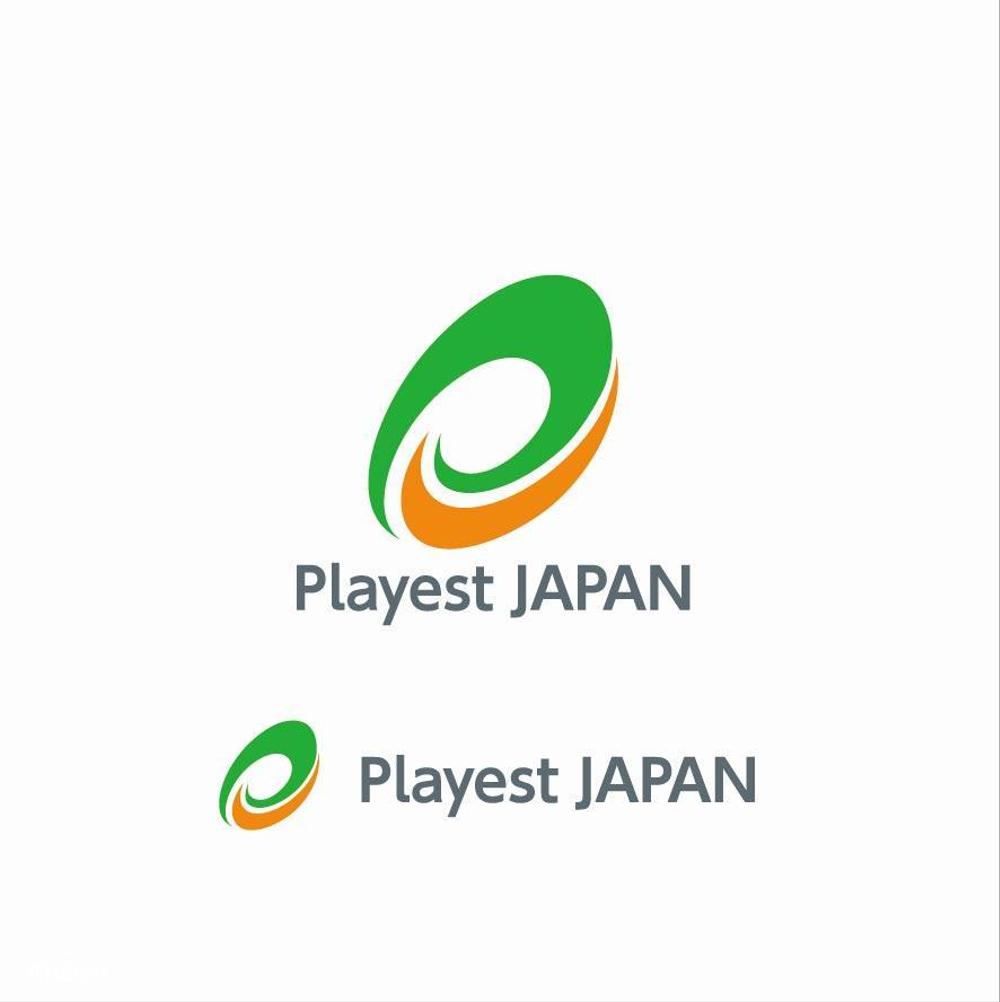 株式会社 playest  japan のロゴ制作