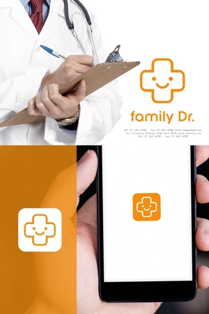 YOO GRAPH (fujiseyoo)さんの医療系アプリ「family Dr.」のロゴへの提案