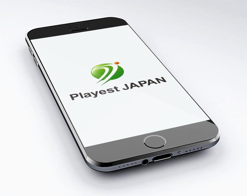 株式会社 playest  japan のロゴ制作