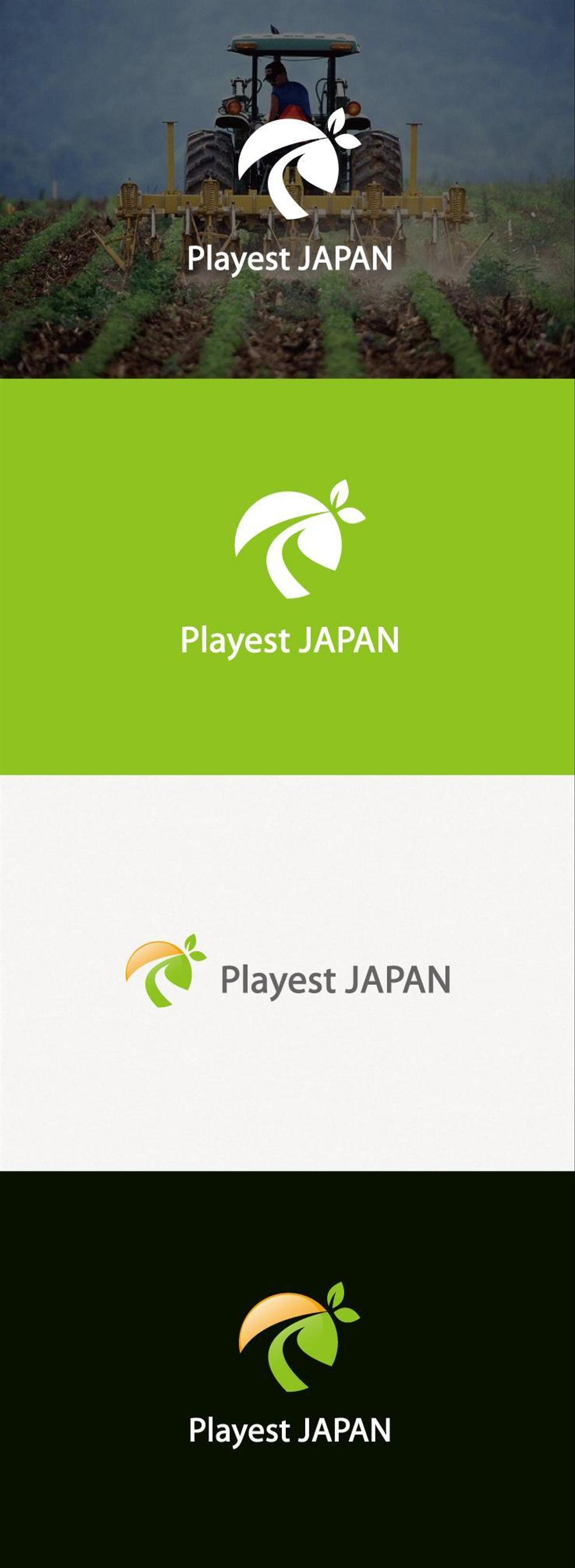 株式会社 playest  japan のロゴ制作