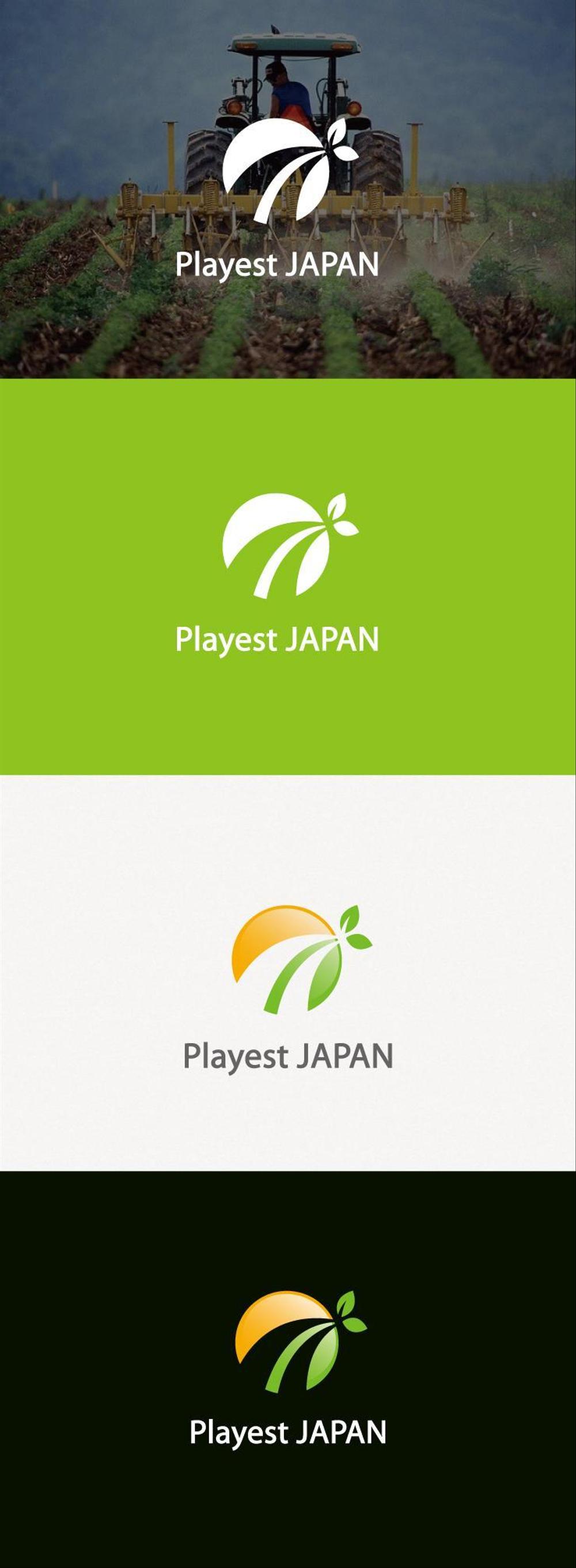 株式会社 playest  japan のロゴ制作