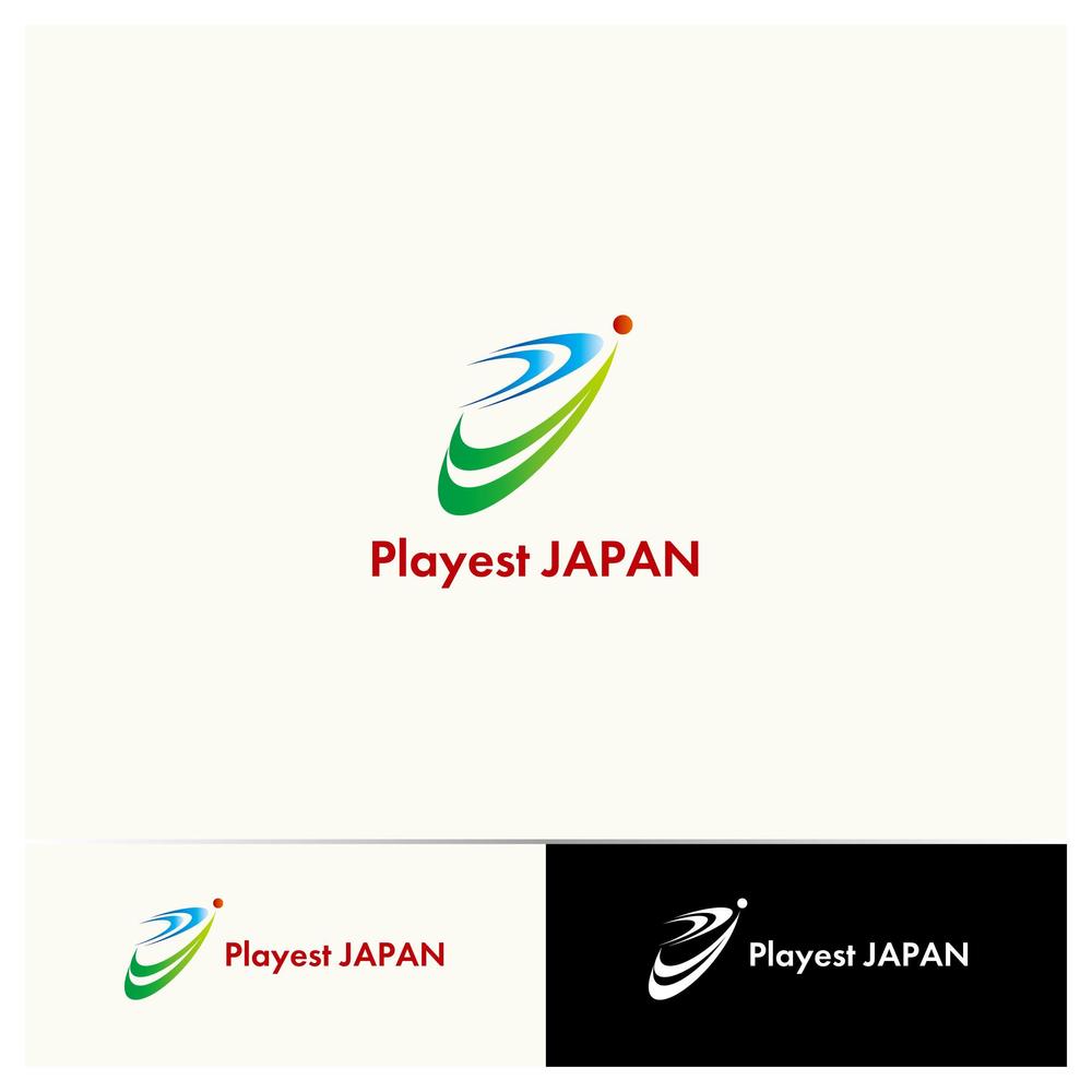 株式会社 playest  japan のロゴ制作