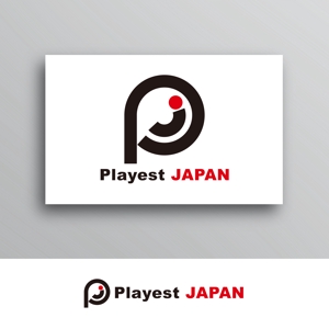 White-design (White-design)さんの株式会社 playest  japan のロゴ制作への提案