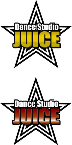 tora77さんの「Dance Studio JUICE」のロゴ作成への提案
