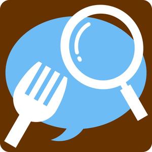 Kyuu (ta_k)さんのTwitterとグルメ検索をミックスしたようなアプリ（iOS）のアイコンデザインへの提案