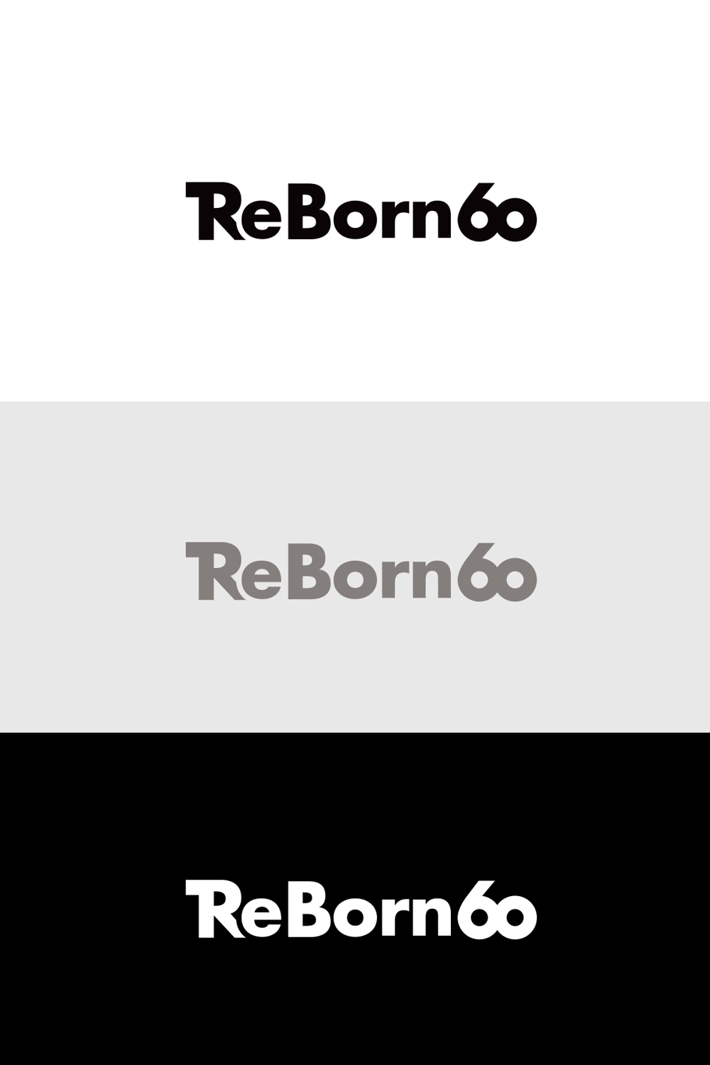 60歳の還暦に写真撮影を促す新イベント「ReBorn60」のロゴ