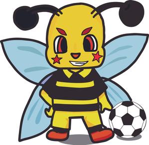 樋口　満理奈 (marina19990811)さんのサッカーチーム 蜂のキャラクターデザインへの提案